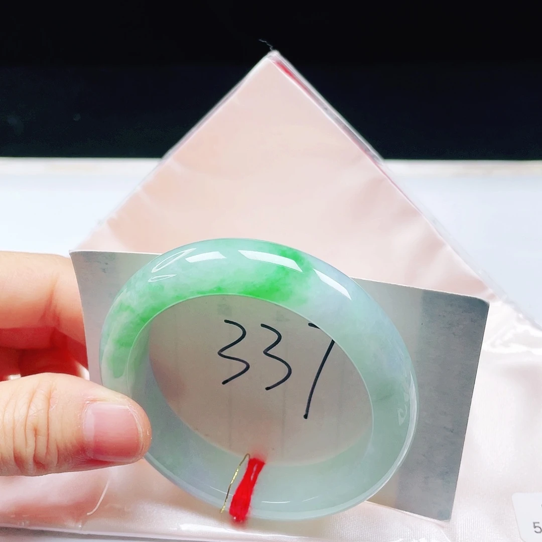 翡翠未镶嵌手镯54圈口