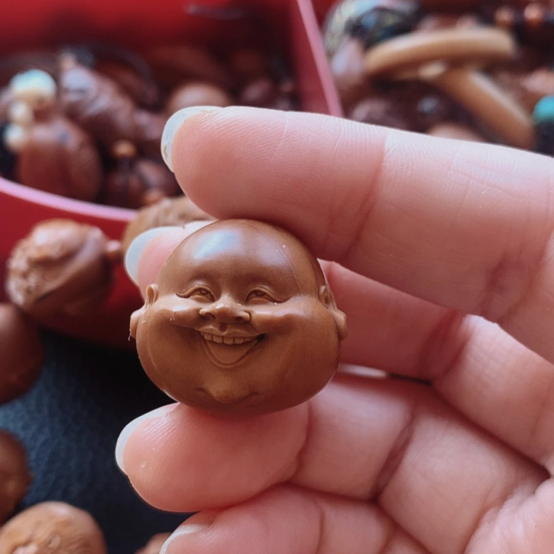 【闪购商品】橄榄核手串/手链墨**程笑佛