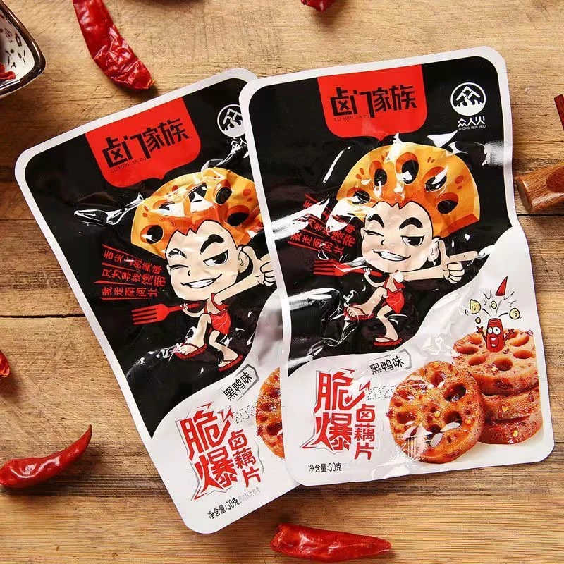 卤门家族藕片脆香辣劲辣香脆零食小吃