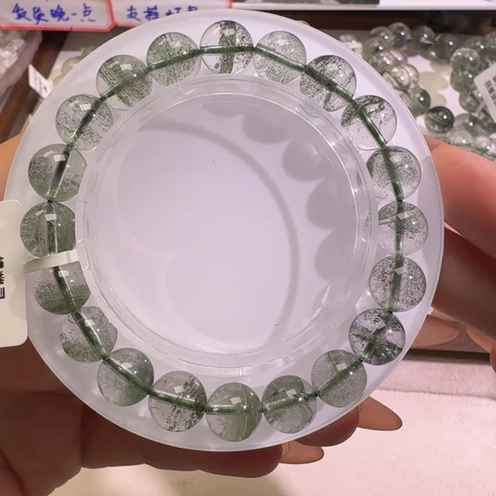 未镶嵌手链水晶巴西绿幽灵9.5mm
