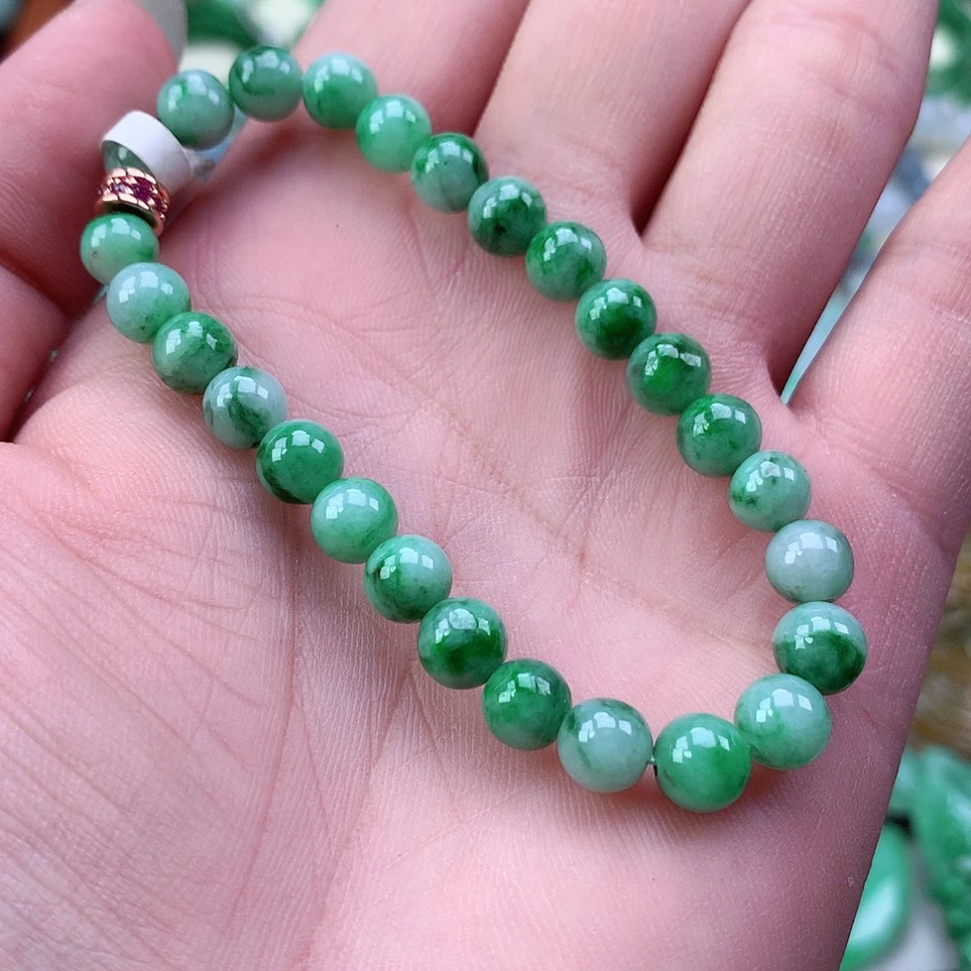 未镶嵌手链翡翠手串