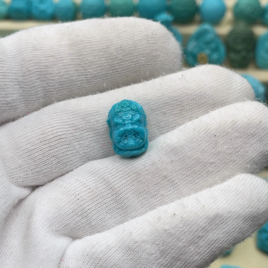 绿松石未镶嵌颈饰卡10.7-15-8