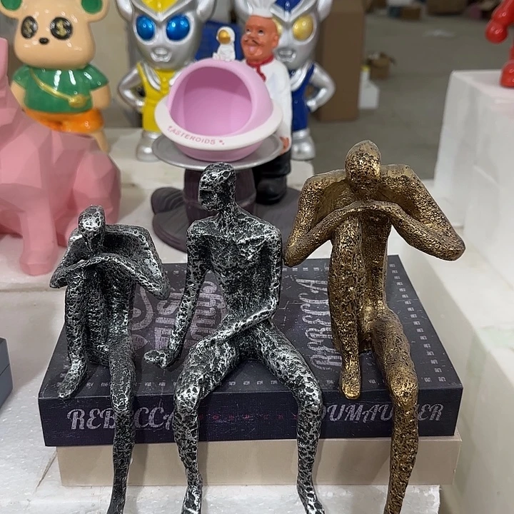 树脂艺术小人三件套