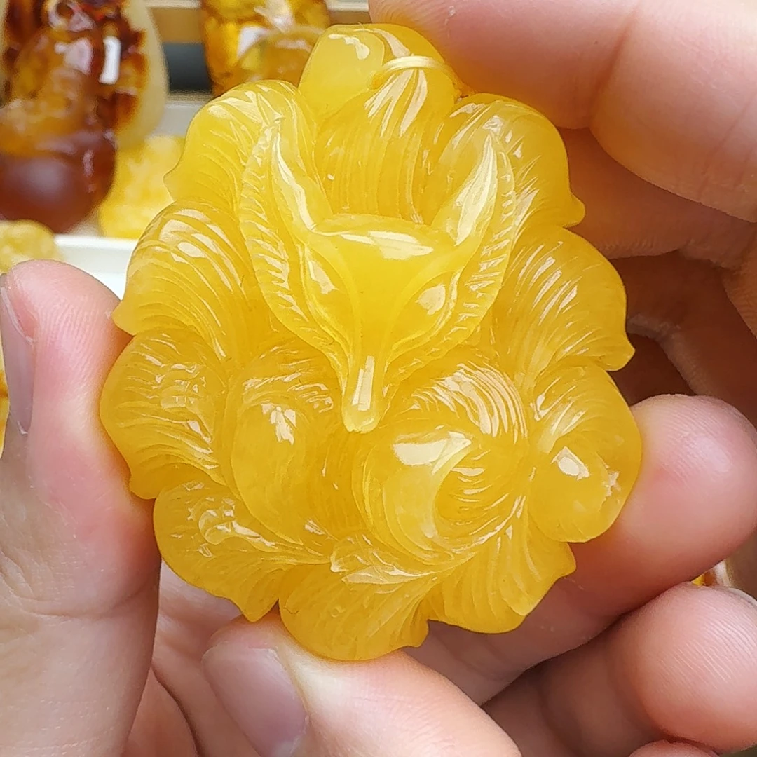 蜜蜡未镶嵌颈饰天然保真假一赔十26