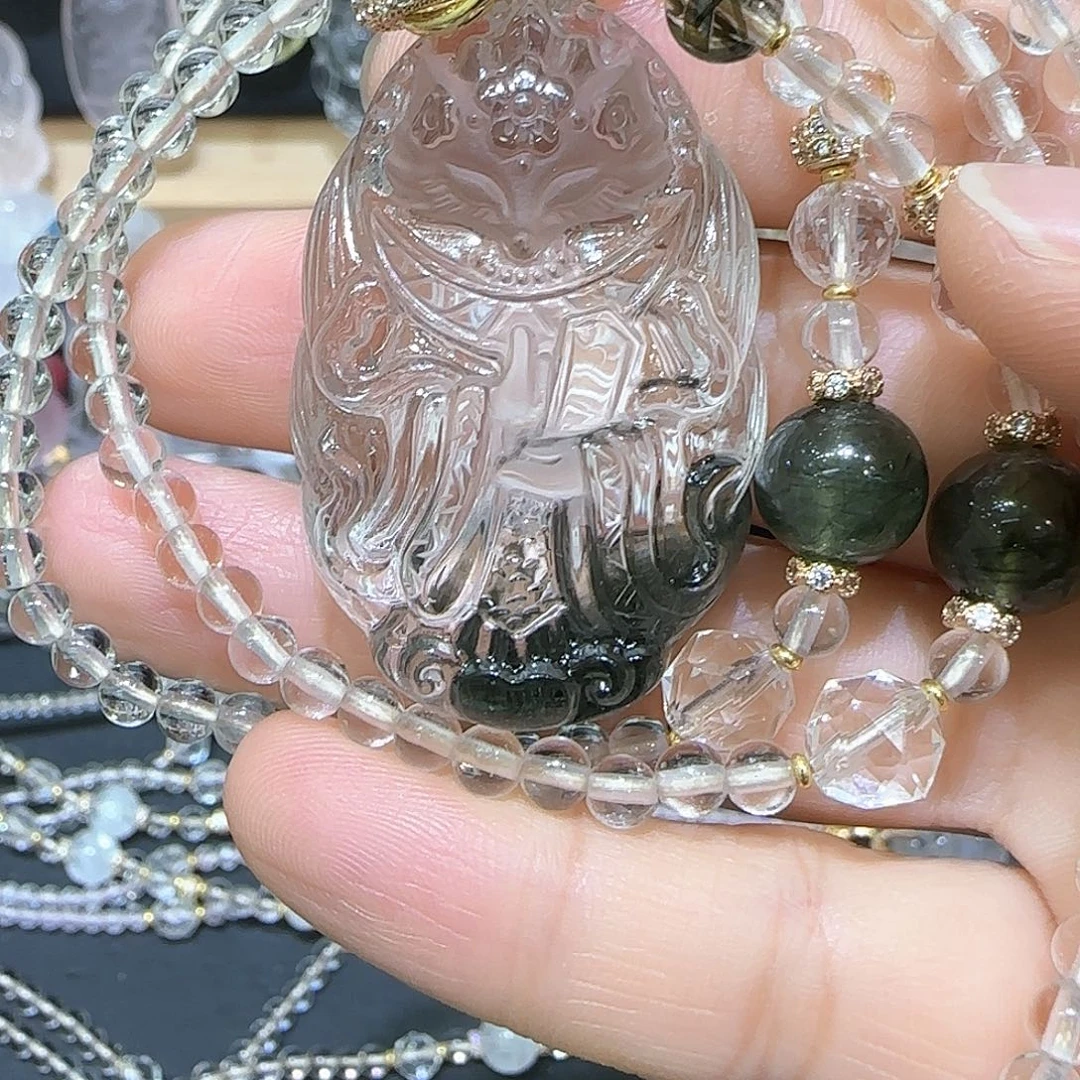 颈饰未镶嵌水晶天然