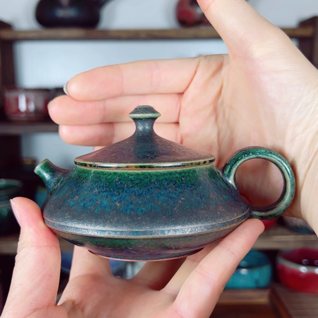 摆件神后原产地原矿精品钧瓷茶器