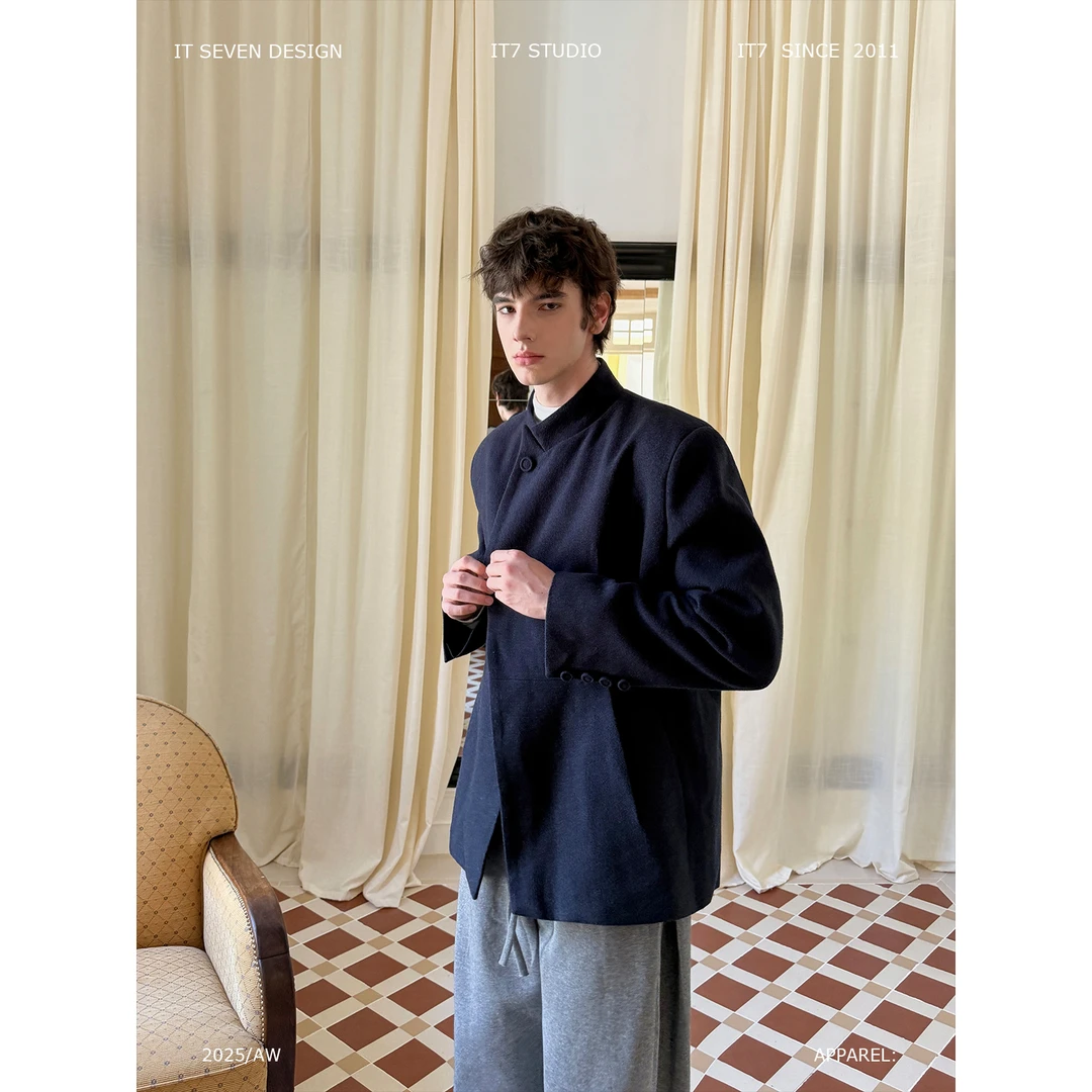 it7「雾岛的来信」秋冬新款个性收腰设计西装外套