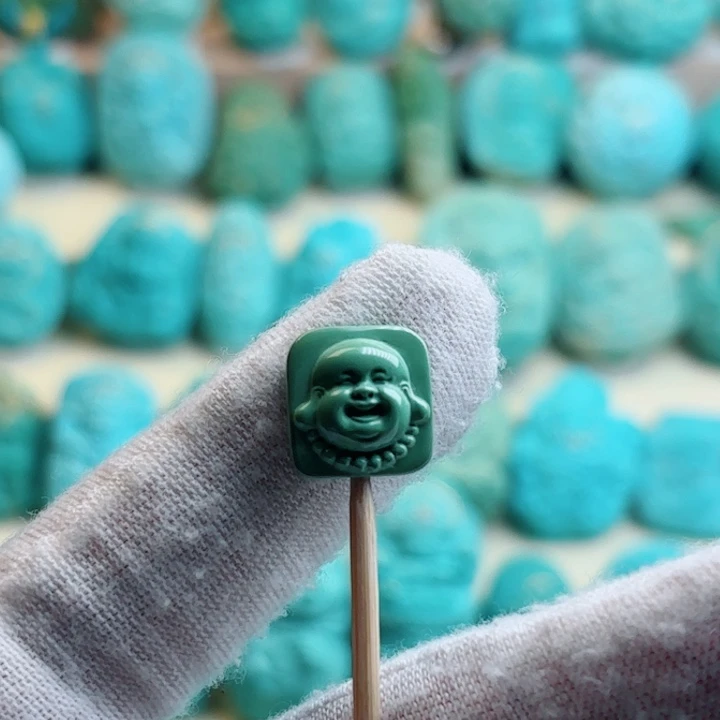 未镶嵌绿松石珠宝奇石