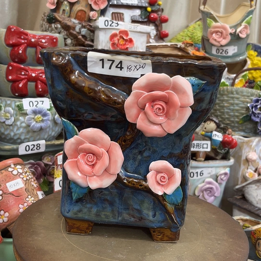 粗陶多肉花盆花盆