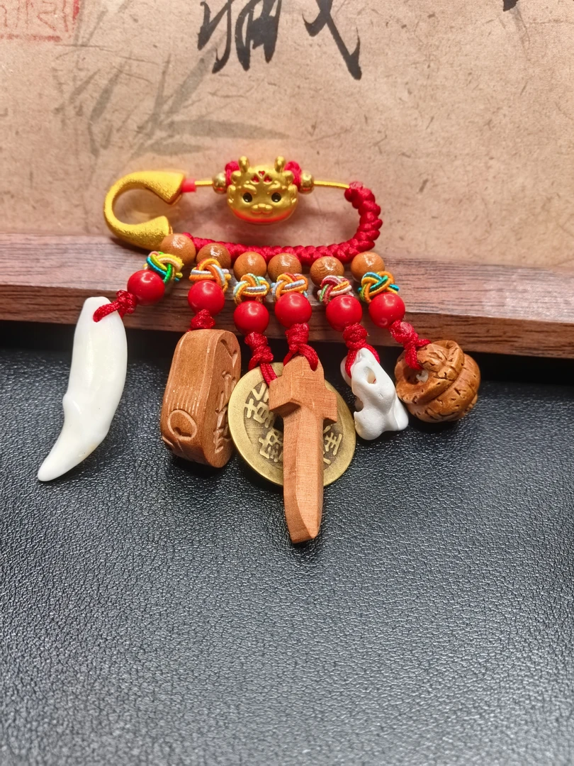 非金属布艺胸针 宝宝别针防惊压惊护身婴儿出门随身平安胸针