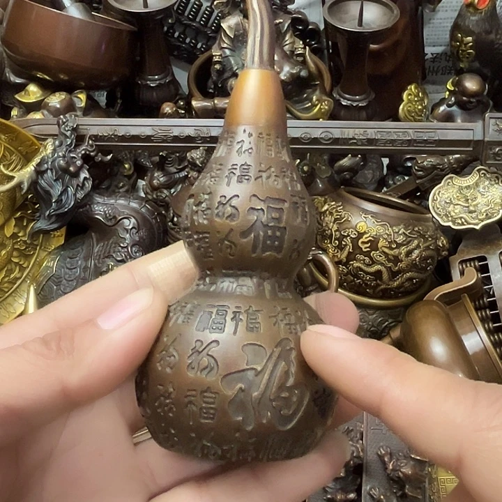 顺顺利利，铜器摆件