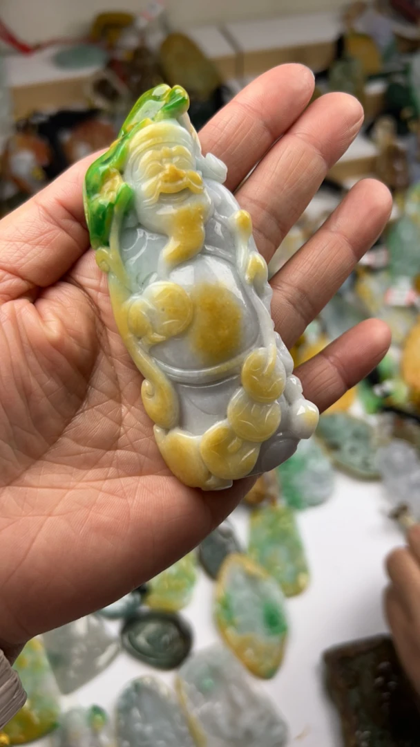 天然翡翠吊坠吊坠