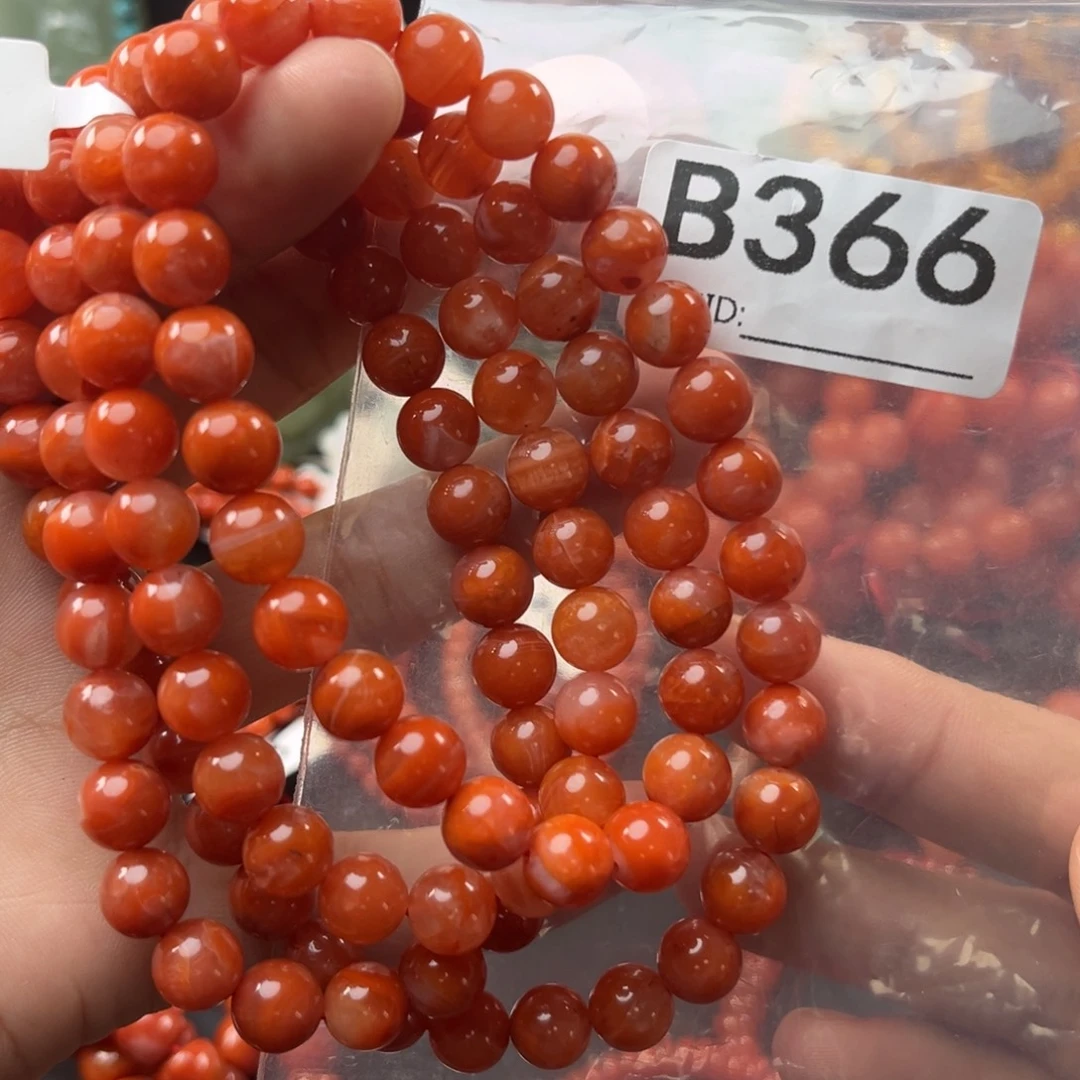 南红玛瑙未镶嵌珠宝奇石8.8mm