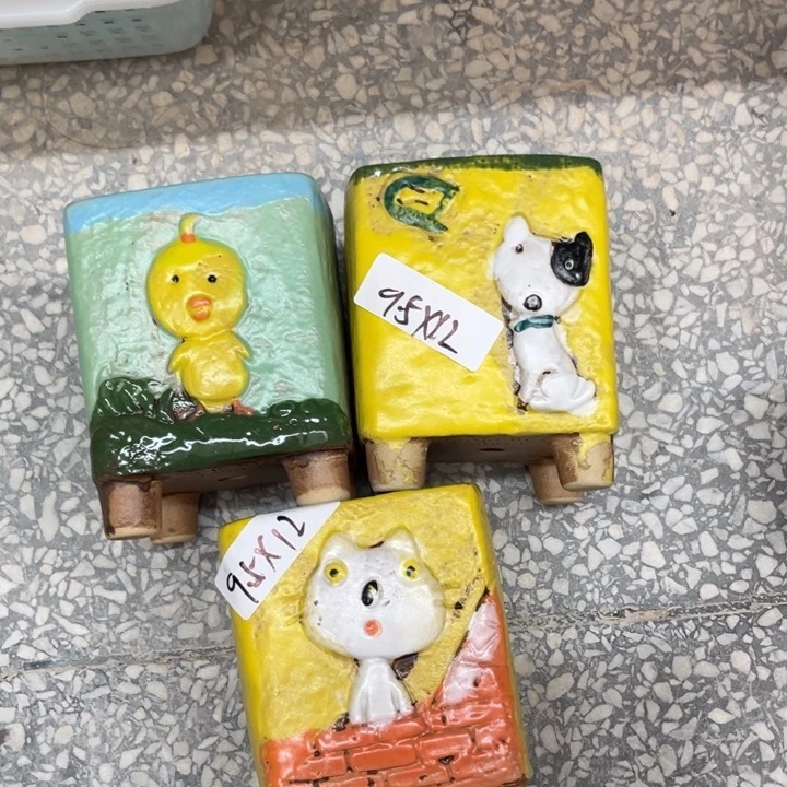 紫砂花盆粗陶材质多肉花盆