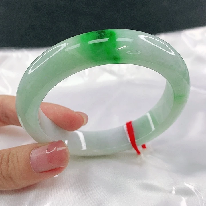 翡翠未镶嵌手镯圈56，18042