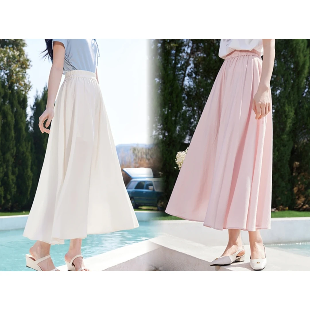 微胖妹妹2025夏新款大码宽松遮肉裙裤休闲裤子显瘦垂感阔腿裤女