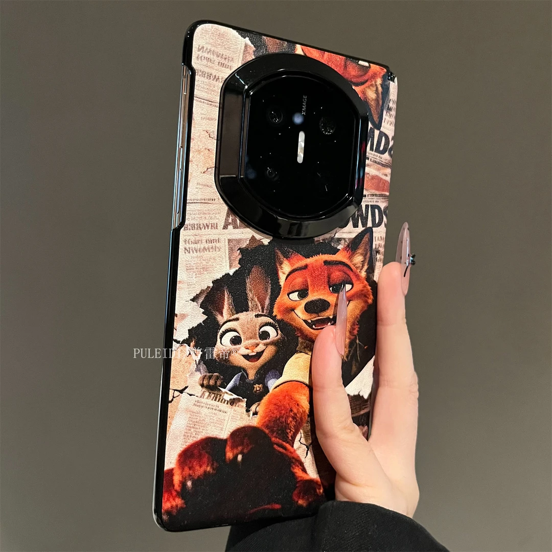 适用华为MateX7典藏版折叠屏手机壳创意可爱MateX6磁吸中轴防摔X5