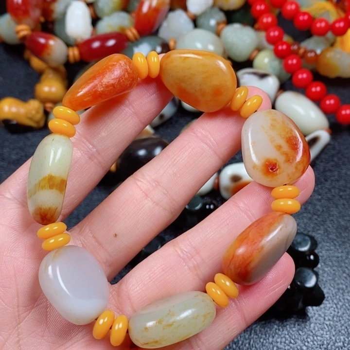 和田玉手链未镶嵌