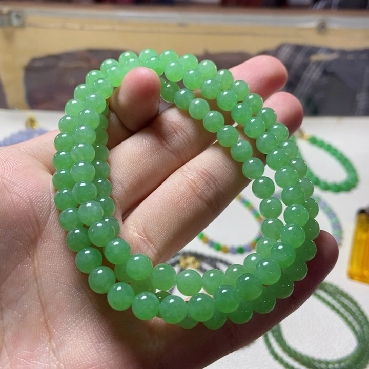 定制翡翠未镶嵌缅甸翡翠A货卡6.5