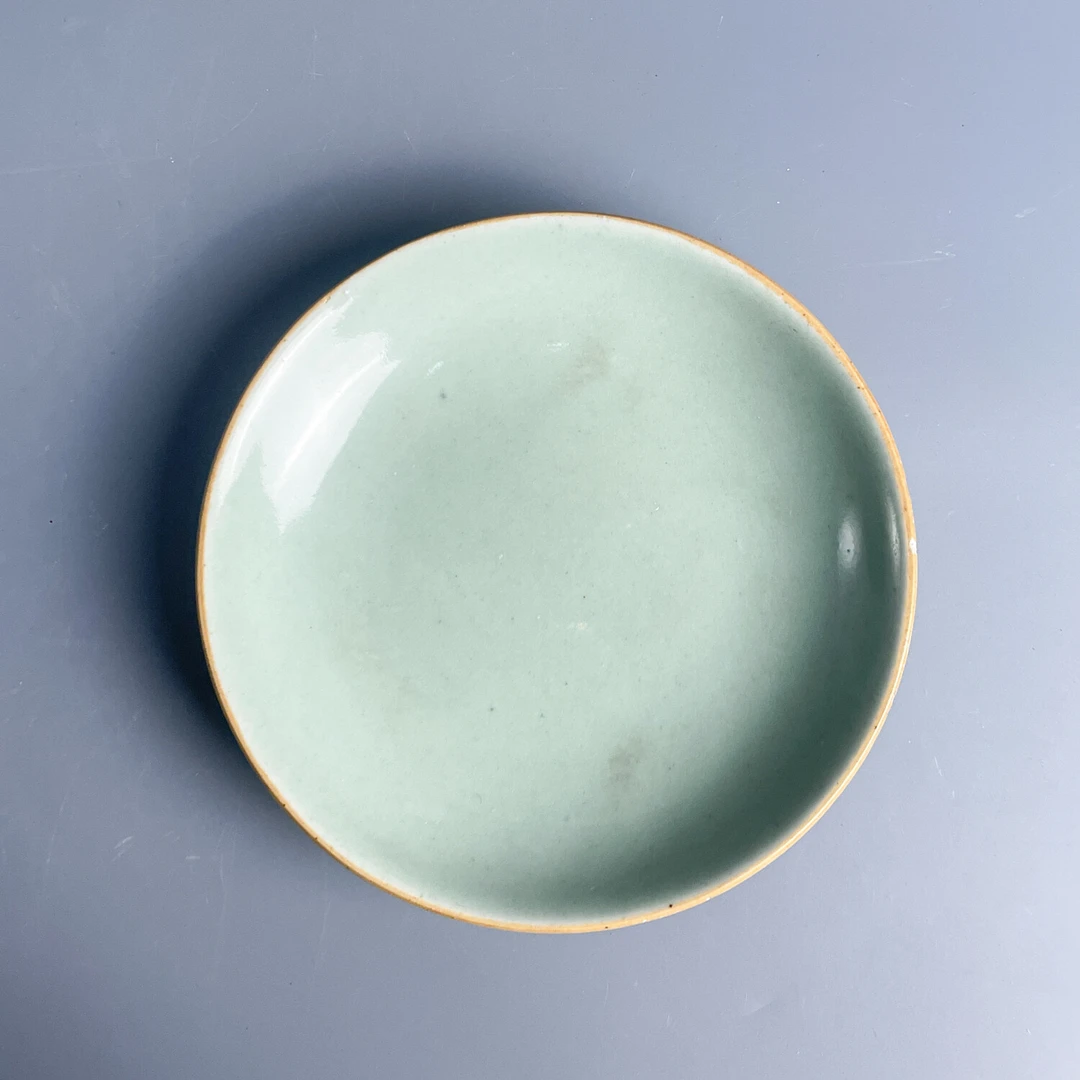 清嘉庆 豆青釉盘1-M25K6001589-04