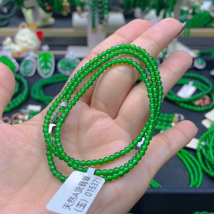 翡翠未镶嵌颈饰项链3