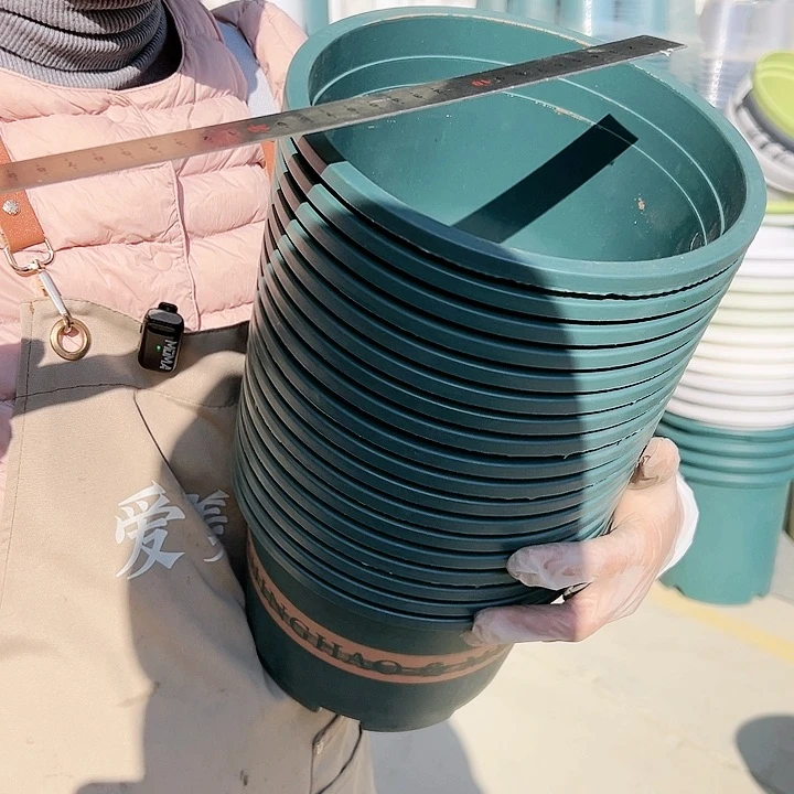 塑料瑕疵矮胖3#绿色10个无托