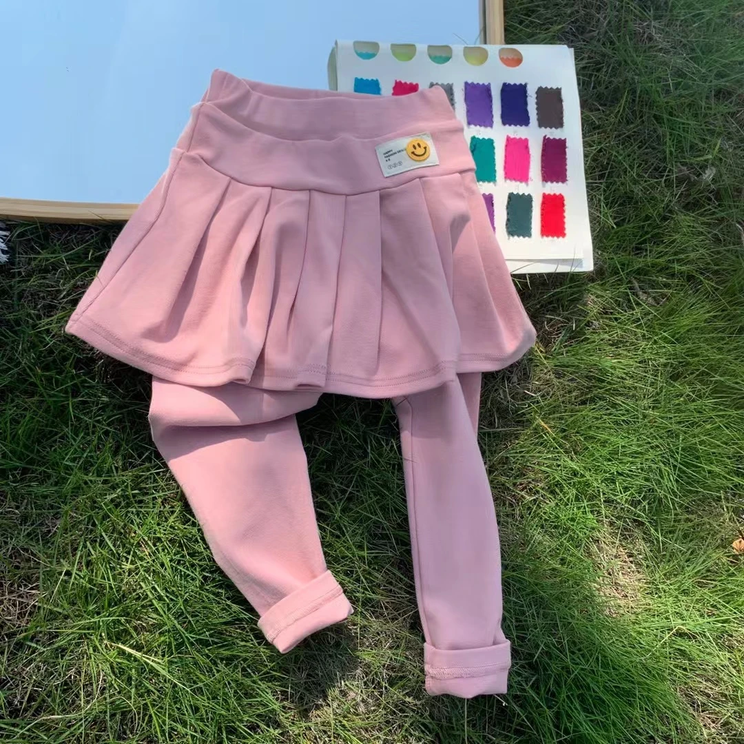 25025童装裙裤女童棉裤子裙子假两件