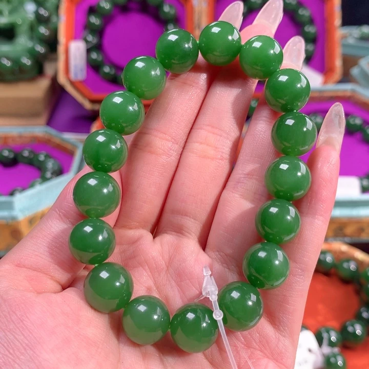 和田玉（碧玉）未镶嵌手串