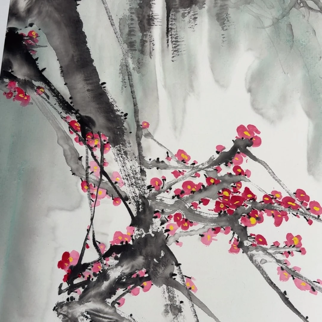 国画国画作品山水花鸟