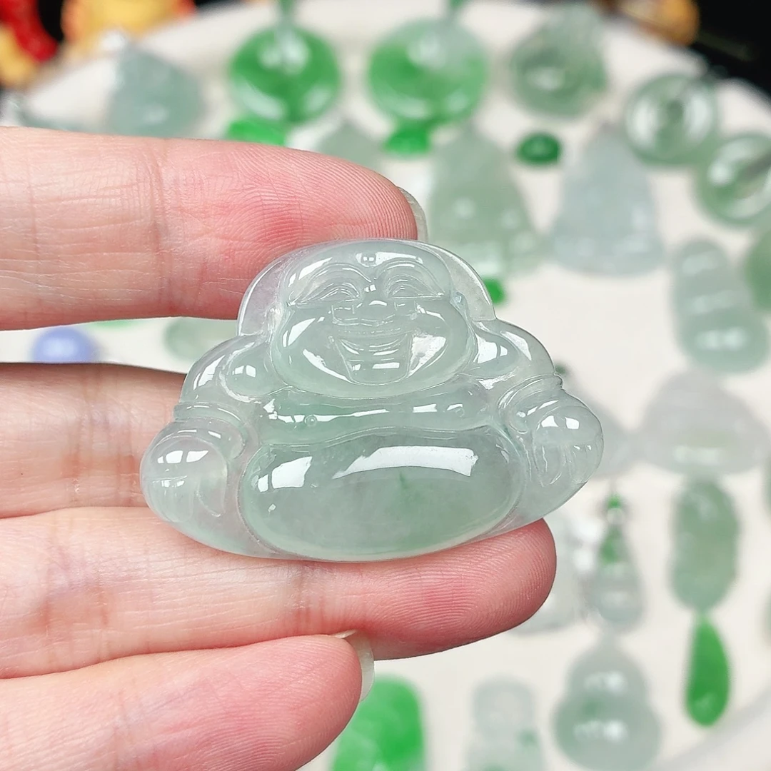 翡翠未镶嵌颈饰缅甸天然A货翡翠