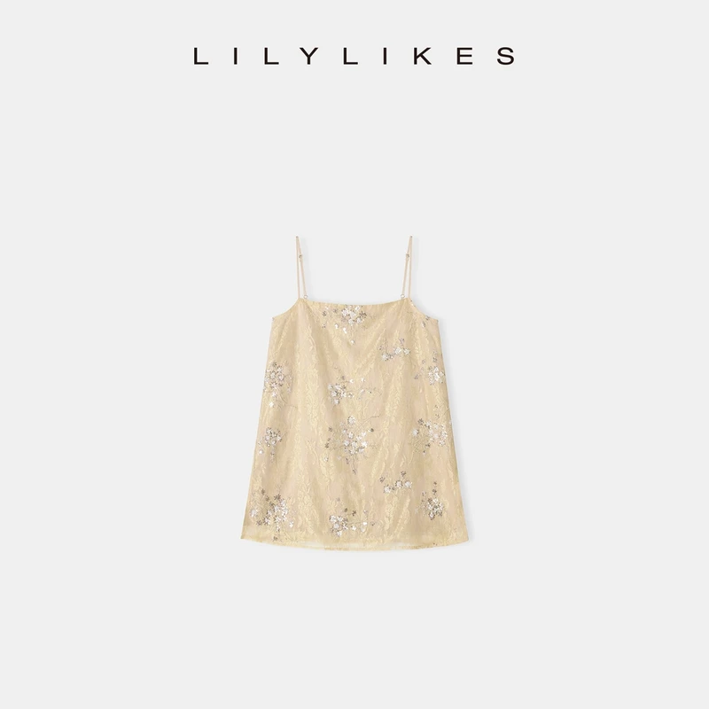 【LILYLIKES】总要做一回书里的国风美人 重工珠片绣花人丝吊带
