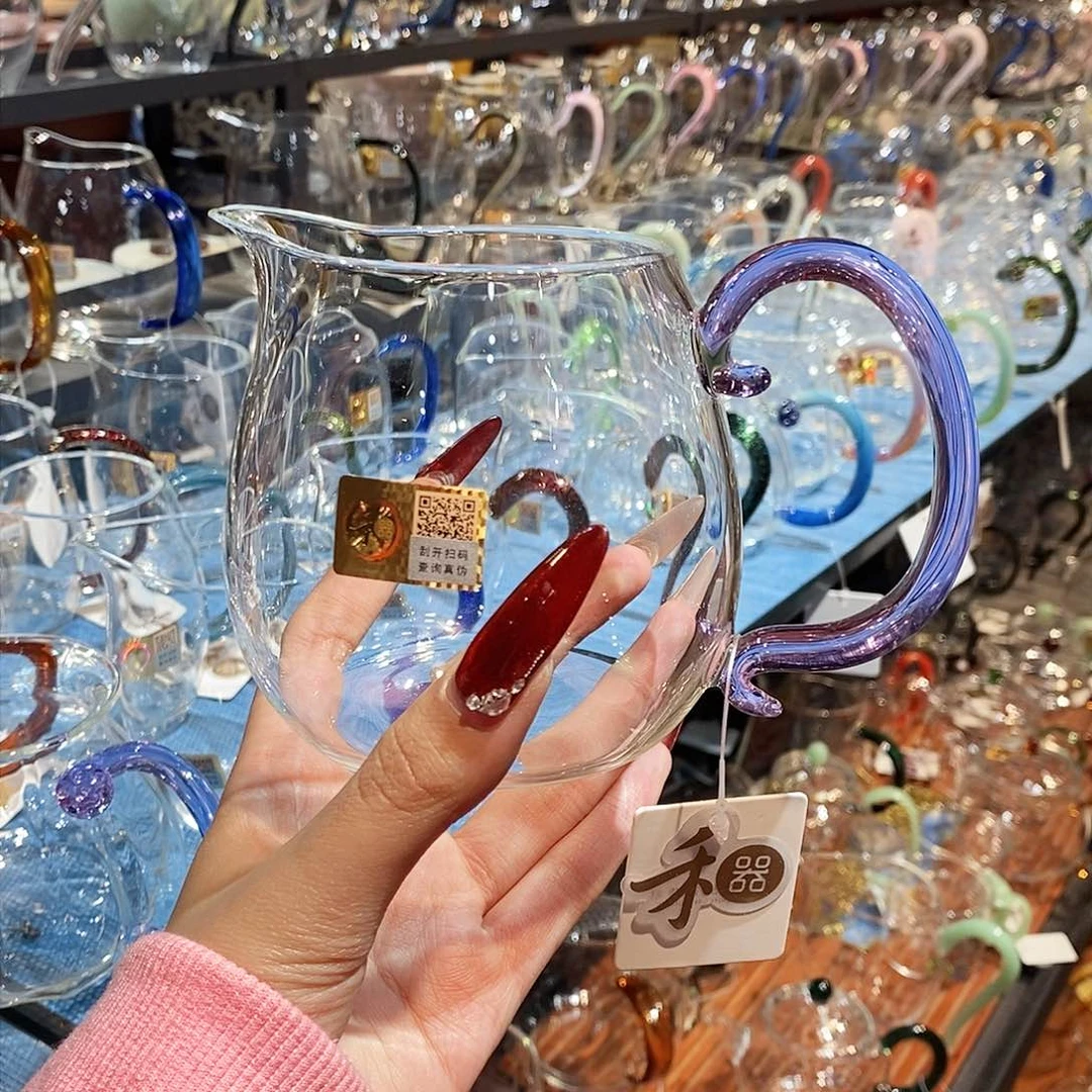 水晶玻璃吸管款，