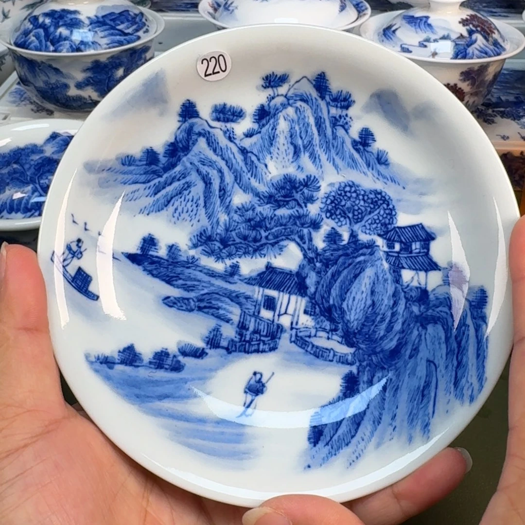 景德镇纯手绘茶具圆圆220