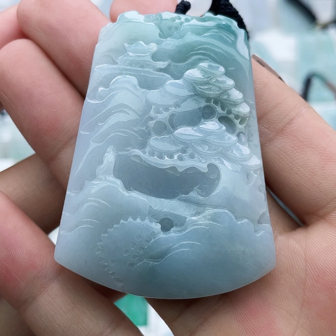 颈饰未镶嵌翡翠翡翠