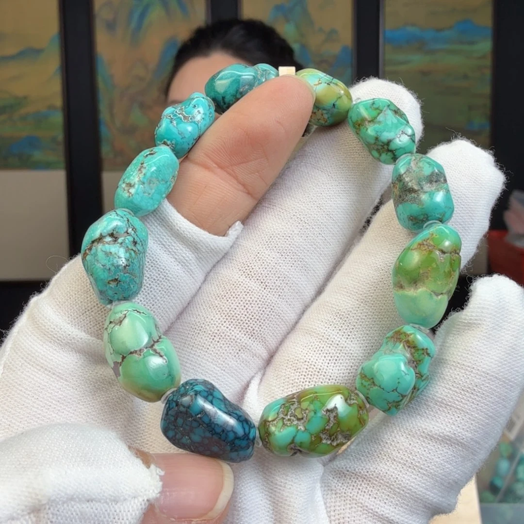 绿松石未镶嵌珠宝奇石