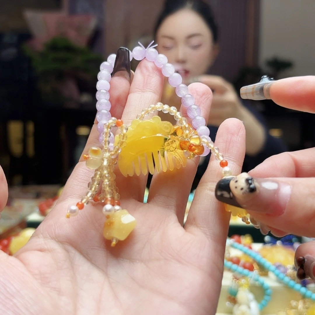 琥珀手链未镶嵌琥珀