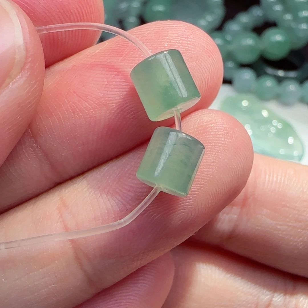 定制翡翠未镶嵌天然翡翠卡6.5