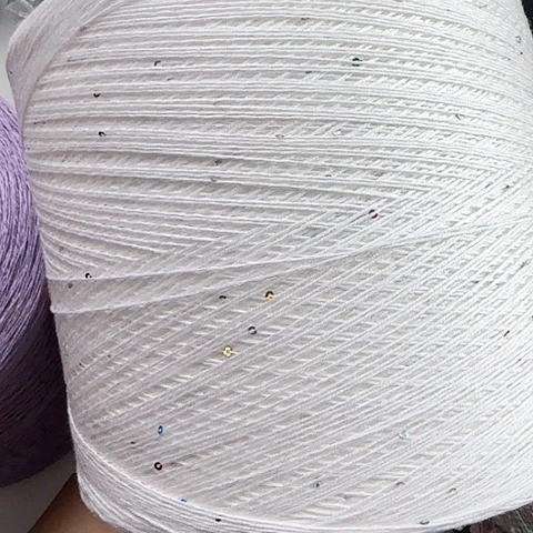 羊绒天丝白色6两