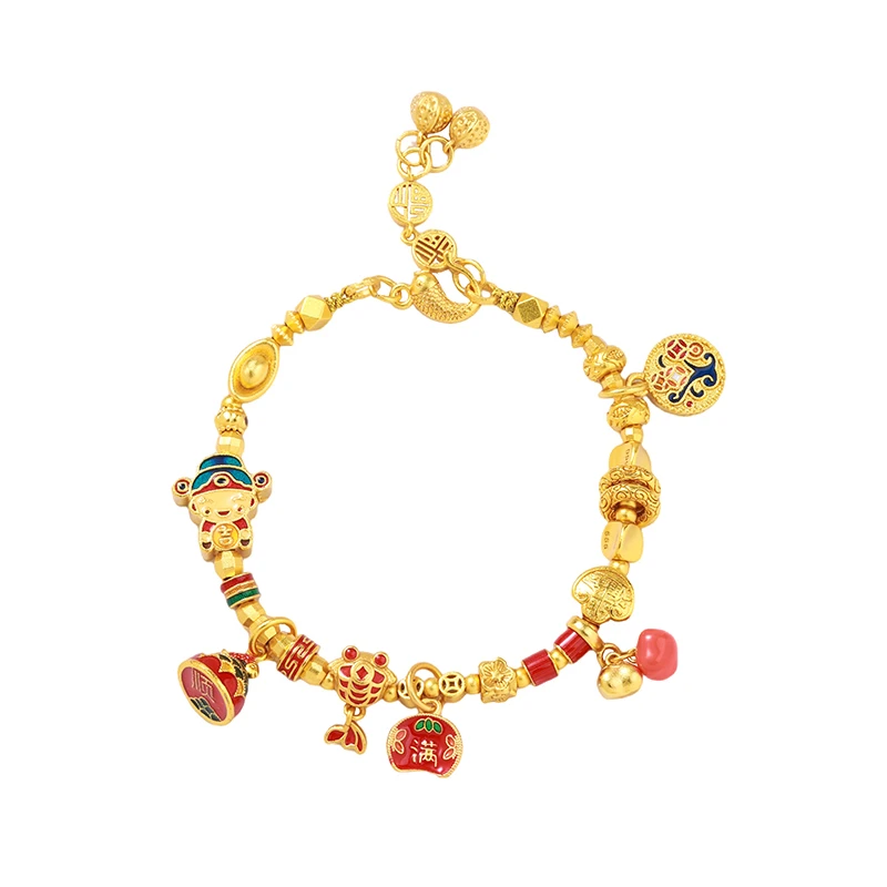 SHIXI/世希 顺风顺水顺财神多宝手链 新中式原创设计