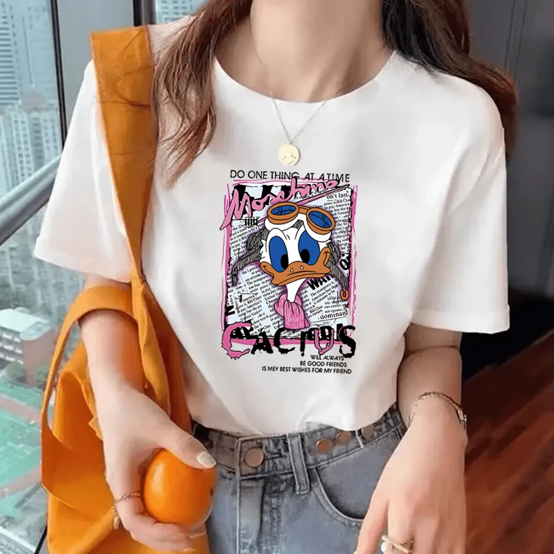 【100％纯棉】2025纯棉潮流圆领短袖百搭男女同款多种图案情侣款