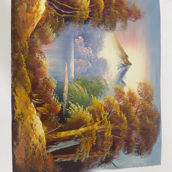 油画在这一刻我觉得自己