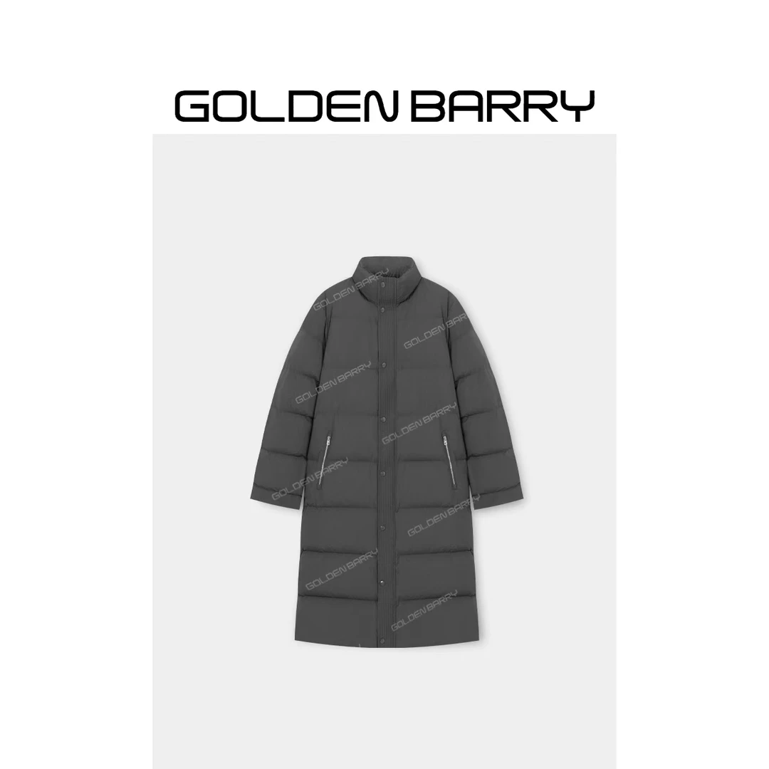 GOLDENBARRY|132064中长款加厚鹅绒服