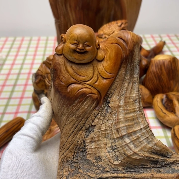 黑***士柏木（崖柏）陈化老料手串把件