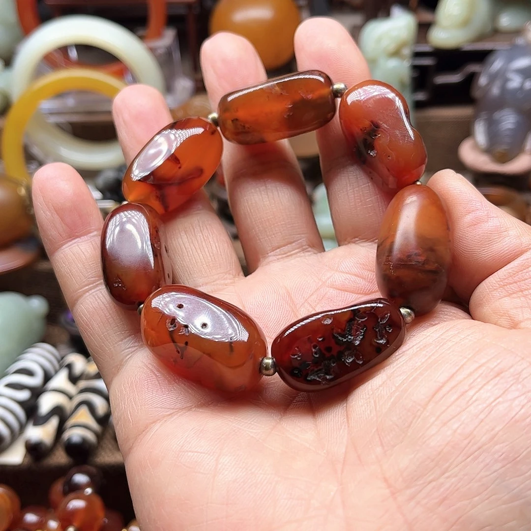 玛瑙/玉髓未镶嵌车挂