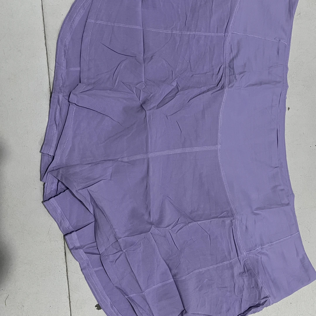 直播间拍601-700时尚休闲紫色高腰户外夏款纯色运动瑜伽女款