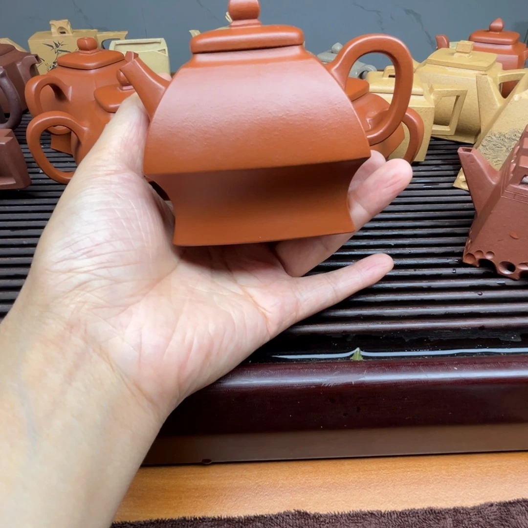 茶壶段泥朱泥微瑕220c c