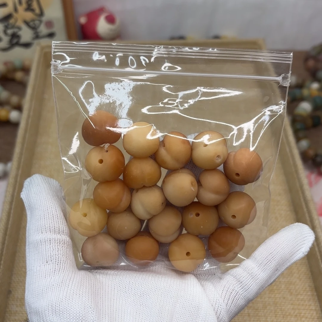 吊坠菩提根/象牙果干磨大瑕疵落地果屁桃散珠20颗592