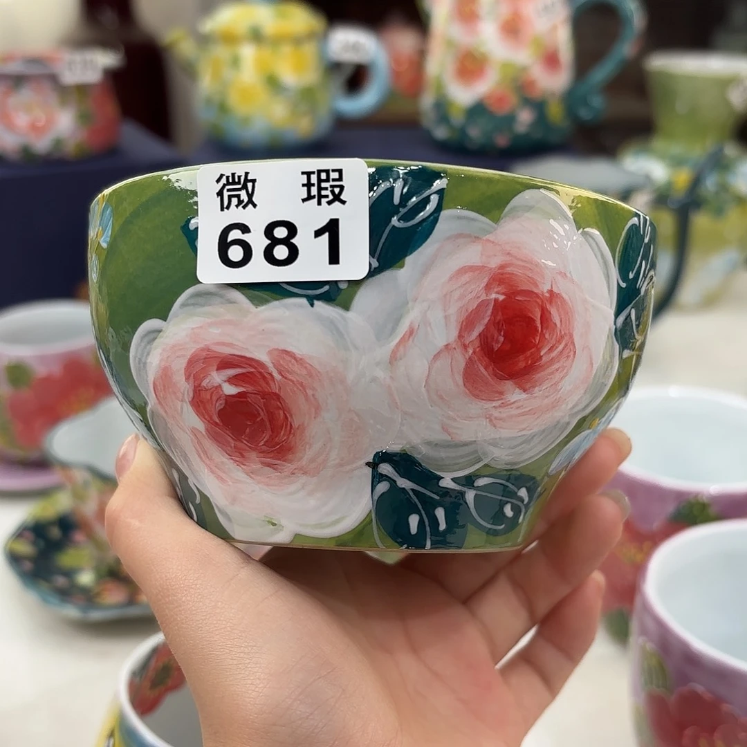 景德镇手绘高温釉下彩陶瓷茶具