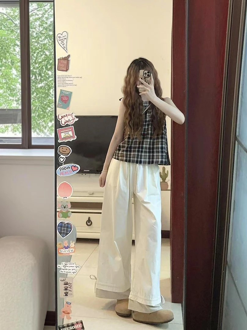 休闲风时尚套装吊带上衣国风爵士春日慢人风海妖风