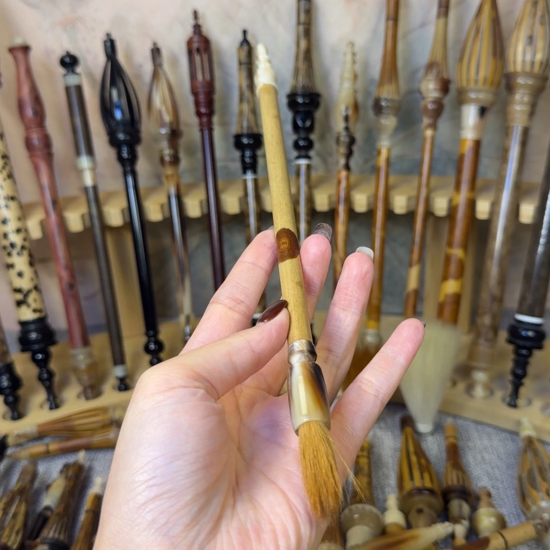 麦***子红香妃造型款式配纯狼毫3.0出锋